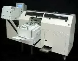 An On Demand Books company photo of the alpha version of the Espresso Book Machine.